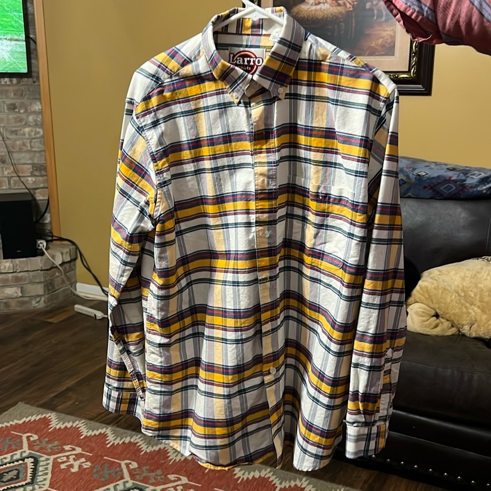 Plaid button up shirt